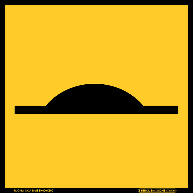 Traffic Management Signs BUMP ahead