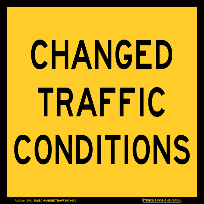 Traffic Management Signs Changes Traffic Conditions