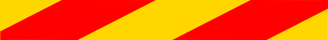 Safety Signs Yellow and Red Strip