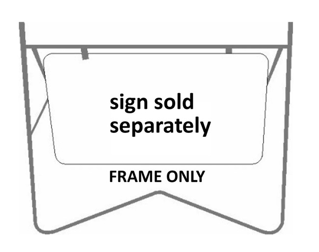 Swing Stand Frame Only (900x600MM) - Steel 200mm ground clearance