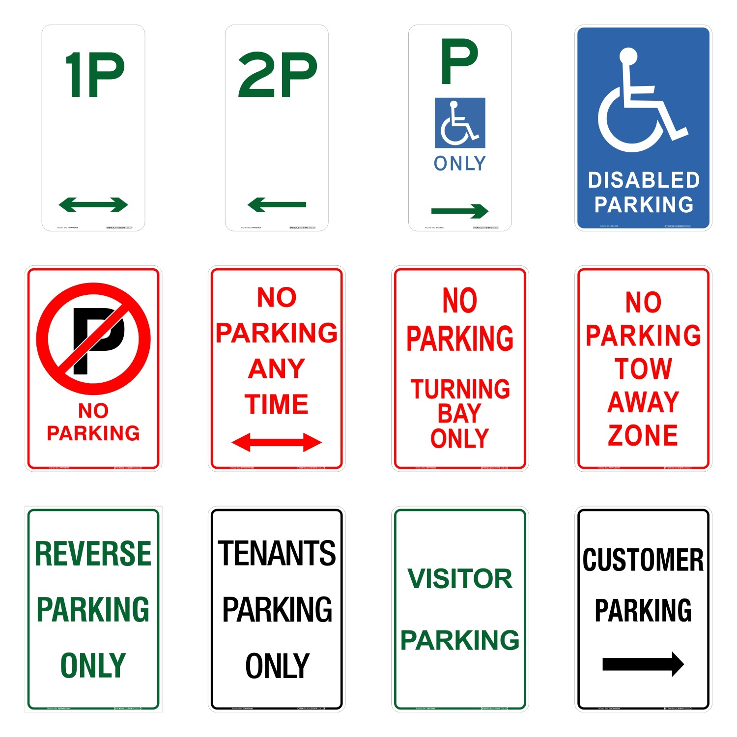 Parking Signs