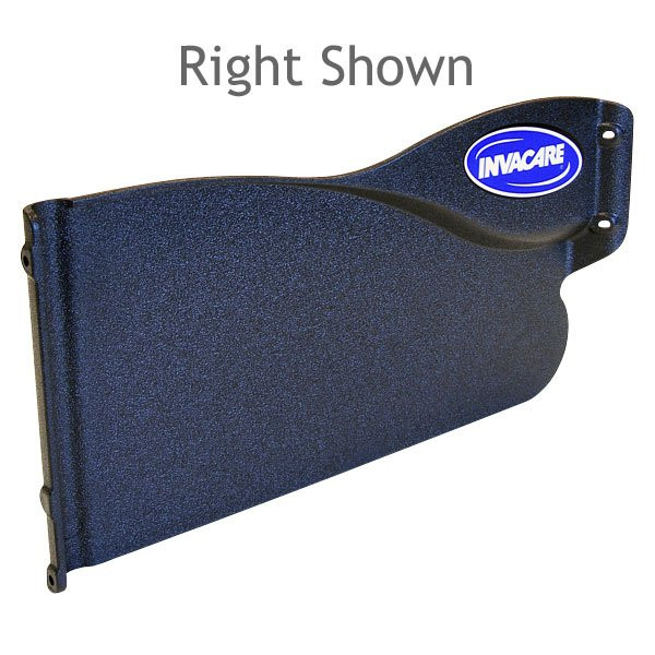 Invacare Clothing Guard, Desk Length Black Plastic, Left Side