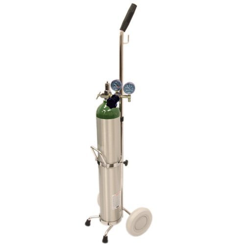 Mri Safe O2 Tanks MRI Non-Magnetic Complete Oxygen Cart