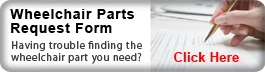 Wheelchair Parts Request Form