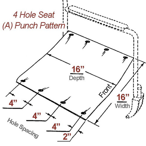 4-hole-seat, 16-inch-by-16-inch, hole-pattern-A