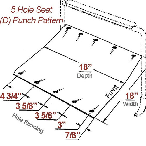 flat-seat-upholstery-d-hole-punch-18-inch-wide-x-18-inch-depth