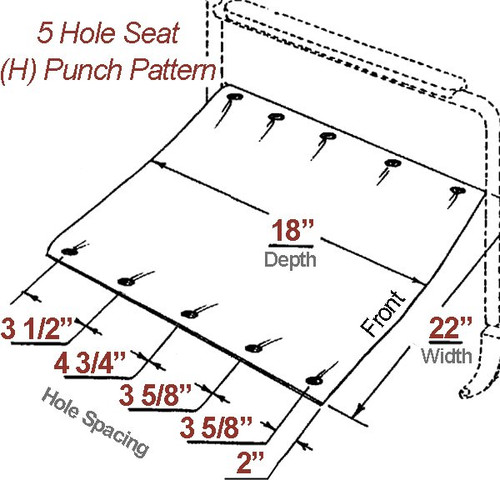 flat-seat-upholstery-h-hole-punch-22-inch-wide-x-18-inch-depth