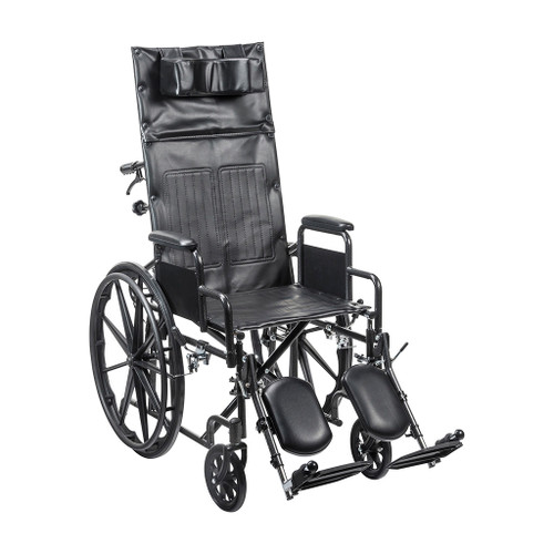 Drive-Medical-Silver-Sport-Full-Reclining-16"-Wheelchair-Detachable-Desk-Arms-and-Legrest