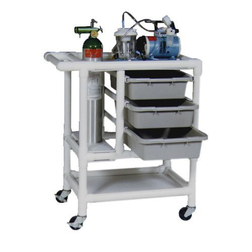 PVC Non-Magnetic MRI Crash Cart