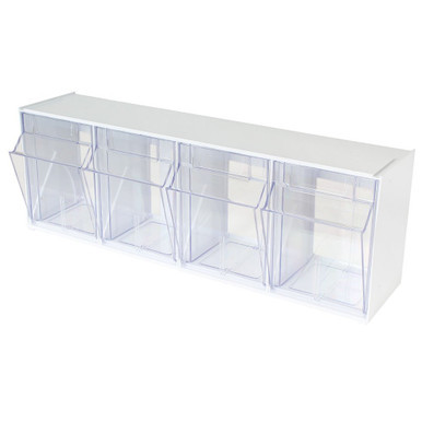 MR Conditional Non-Magnetic 4 Compartment Bin Organizer for Lock Carts