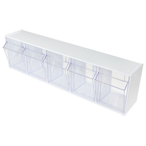 MRI Non-Magnetic 5 Compartment Bin Organizer for Lock Carts