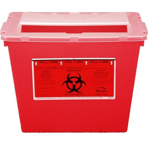 2 Gallon Disposable Sharps Container
