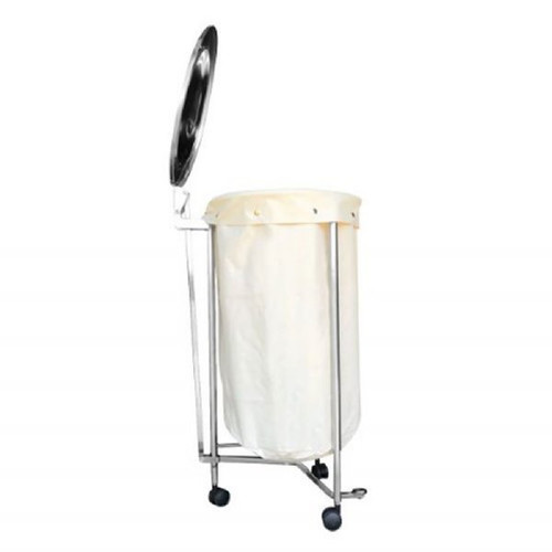 Stainless Steel Hamper with Foot Operated Lid