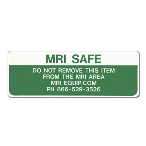 MRI Safe - Do Not Remove From MRI Area Warning Stickers