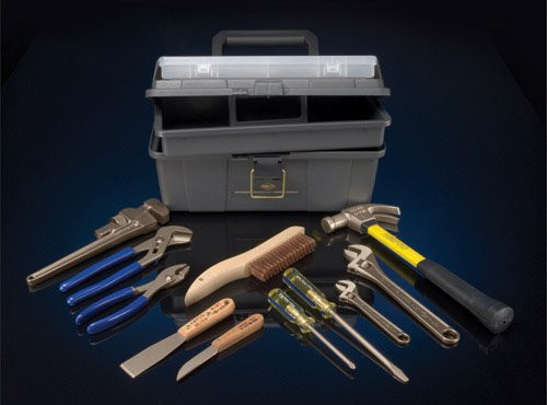 Ampco Non-Magnetic Non-Sparking Corrosion Resistant 11 piece Tool Kit