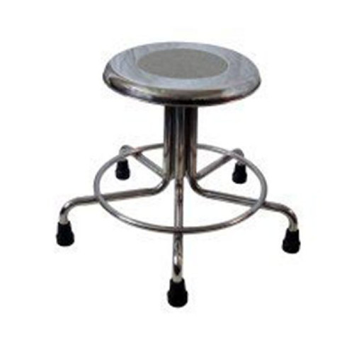 MRI Non-Magnetic Adjustable Height Doctor Stool with Rubber Tips