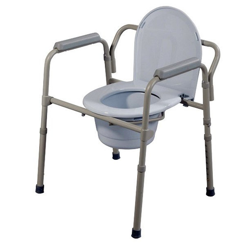 Drive Medical Folding Steel Commode