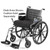 Invacare Tracer IV Heavy Duty Wheelchair - 24" Wide with Detachable Full Arms, Dk. Blue