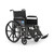 Medline K1 Basic Wheelchair with Fixed Full Arms