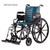 Invacare Tracer EX2 Wheelchair - 20" Wide x 16" Deep - Detachable Desk Arms