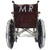 MR Conditional Wheelchair, 18" Wide, Non-Magnetic, Fixed Footrest