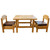 Non-Ferromagnetic MRI Pediatric Solid Oak Table
