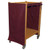 MRI Non-Magnetic Oak Coil Cart, 2' Depth x 3' Height x 2' Length, 2 Shelves