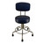 Non-Magnetic MRI Adjustable Stool, 21" to 27" with Rubber Tips and Back