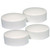Glide Caps for Walker Legs, White (Fit Guardian Tips 1-1/2" OD)