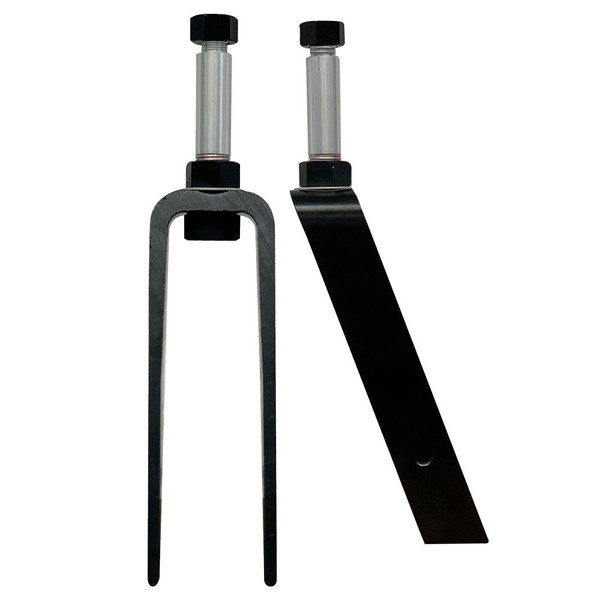 Non-Ferromagnetic MRI Front Fork with Nut, for 20" & 22" Aluminum Wheelchairs