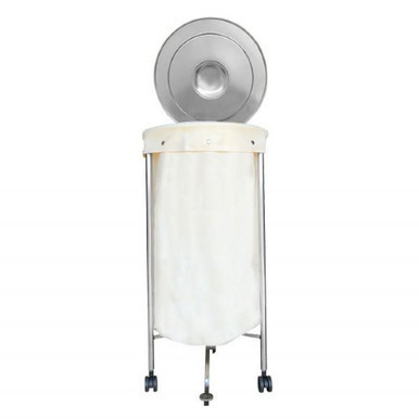 MR Conditional Non-Magnetic Stainless Steel Hamper with Foot Operated Lid