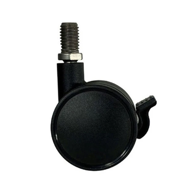 MR Conditional 2"Locking Twin Wheel Caster w/ 2" Threaded Stem
