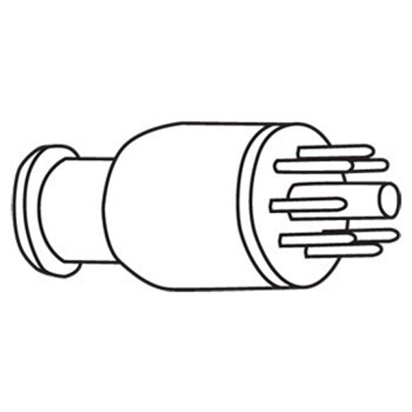 6-Function Hand Control (High Voltage) for Invacare or Smith & Davis 8-Pin Connector