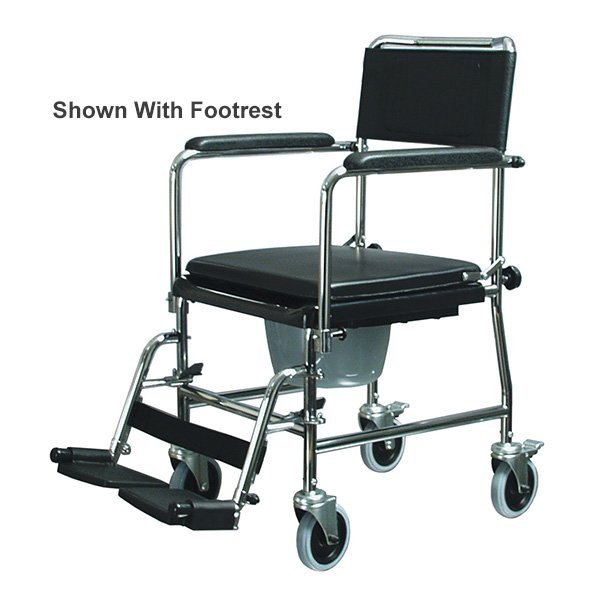 Commode, Pivot Arm Versamode Without Footrests