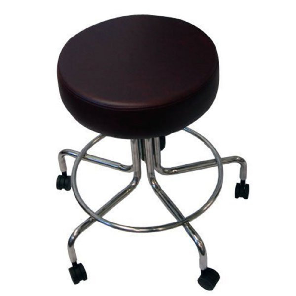 MRI Doctor Stool, Adj 22"-28" Height, w/Casters