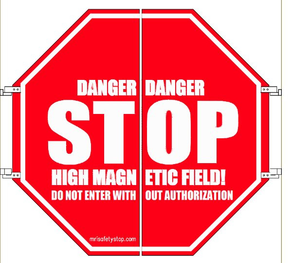 MRI Split, Swinging Stop Sign