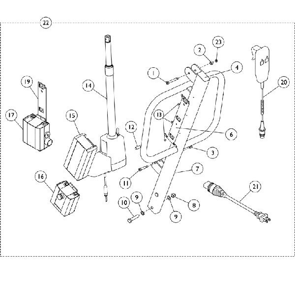 Invacare Handset for Patient Lifter