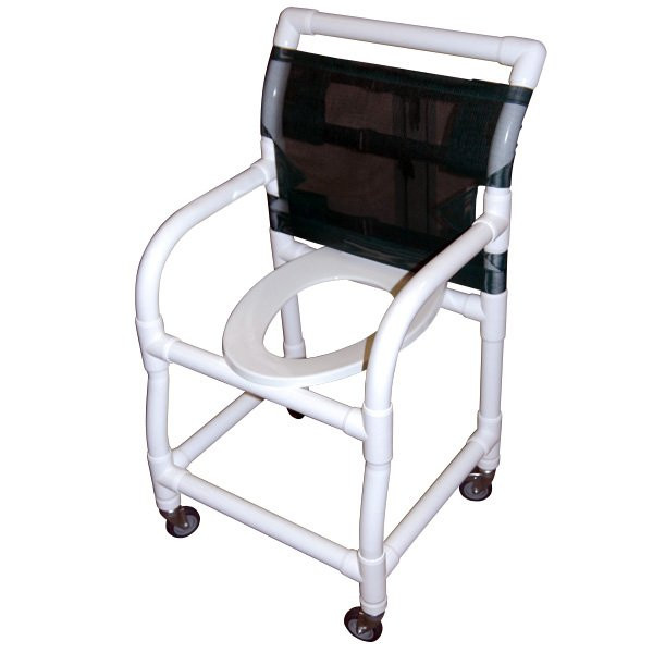 18" Wide Shower / Commode Chair