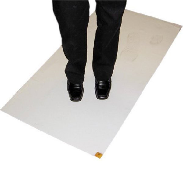 MRI Non-Magnetic Clean Mats  High Tech Contamination Control, White
