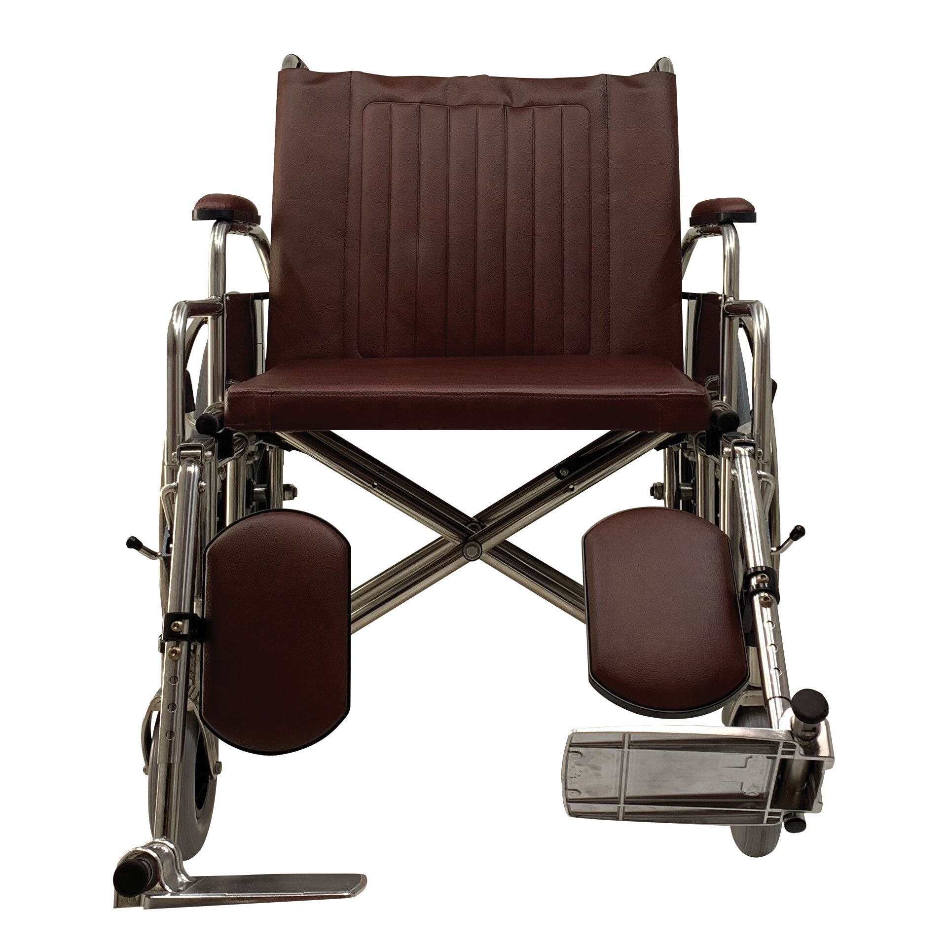 Non-magnetic MRI safe wheelchair for patient transport