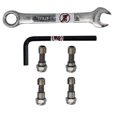 MRI Replacement Pins for the Stainless Wheelchair Front Rigging
