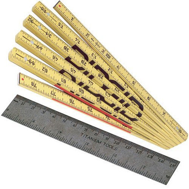 Rubix Ruler MRI Non-Magnetic Titanium / Fiberglass Ruler Set