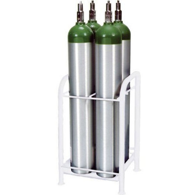 O2 Stands MRI Oxygen Tank Stand – Holds 4 D or E Cylinders
