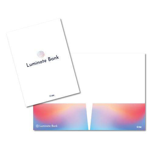 Luminate Bank Pocket Folders