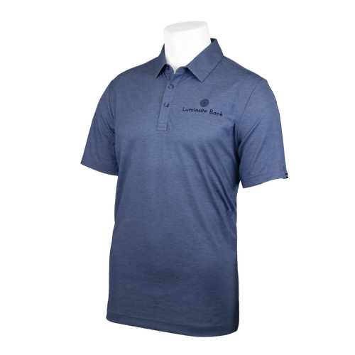 TravisMathew Oceanside Blue Heather Polo