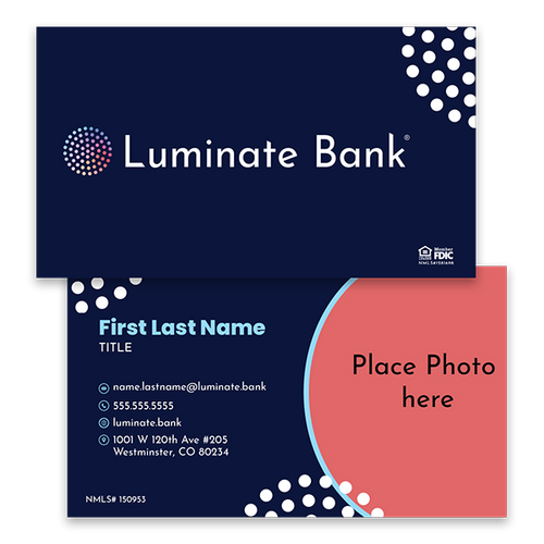 Luminate Bank Business Card - Option 2 - Photo