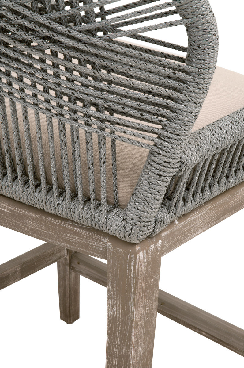 Loom Counter Stool in Platinum Ashley Taylor Home