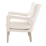 Calvin Club Chair in Cream Velvet