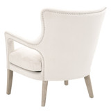 Calvin Club Chair in Cream Velvet