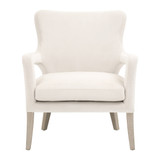 Calvin Club Chair in Cream Velvet